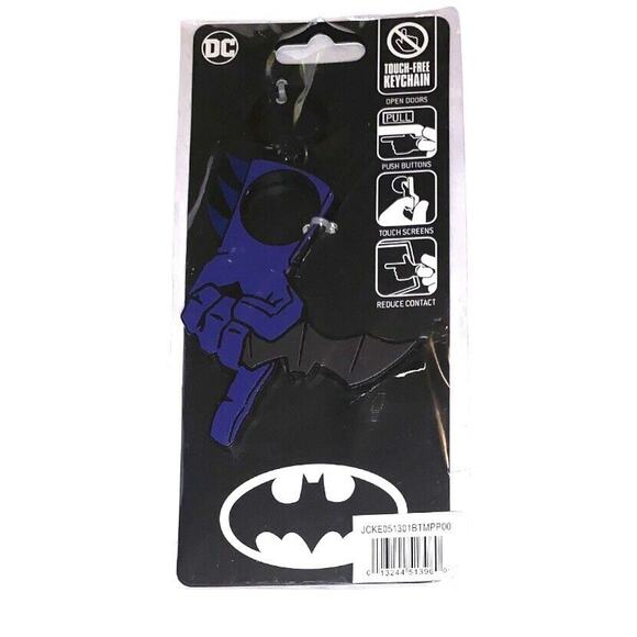New WB Bioworld DC Comics Collectible Batman Keychain Touch Free - Picture 2 of 3